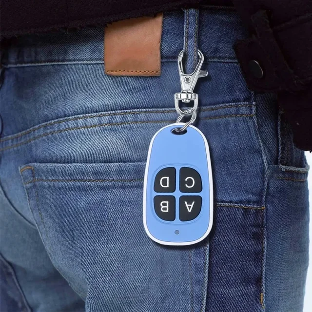 Universal 433MHz Remote Control Garage Door Opener Wireless Transmitter 4 Keys Duplicator Clone Electric Door Key Copy Remote 6