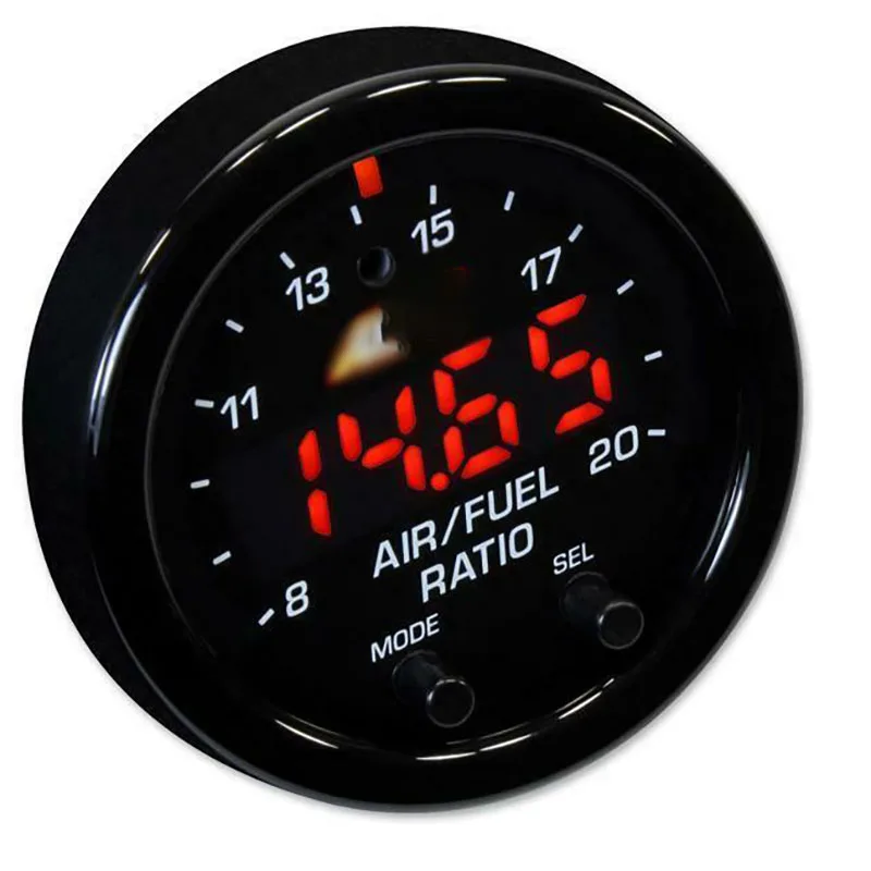 for AEM Wideband Gauge 30-4110 30-0300 X-series AFR O2 UEGO Air Fuel Ratio gauge Kit 2 1/16",with LSU4.9 0258017025 17025 Sensor 4