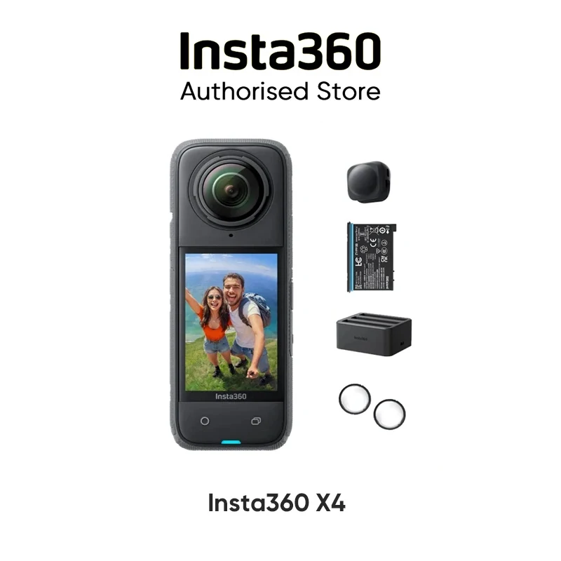Insta360 X4 Now arrival 8K Waterproof 360 Action Camera, 4K