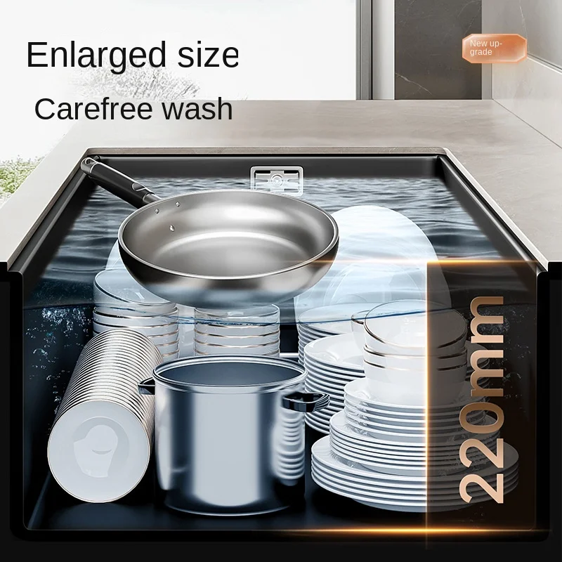 Nano 304 Stainless Steel Handmade Sink Vegetable Washing Basin Large Single Slot kitchen Sink Under The Counter Basin 4