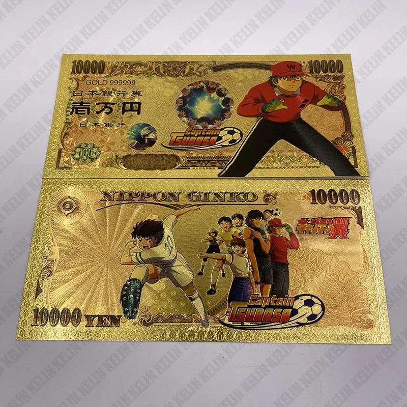 Description Picture 3 of itemWe Have More Manga Japan 5 Designs Captain Tsubasa Anime 10000 Yen Gold Banknotes Classic Childhood Memory Collection Gift