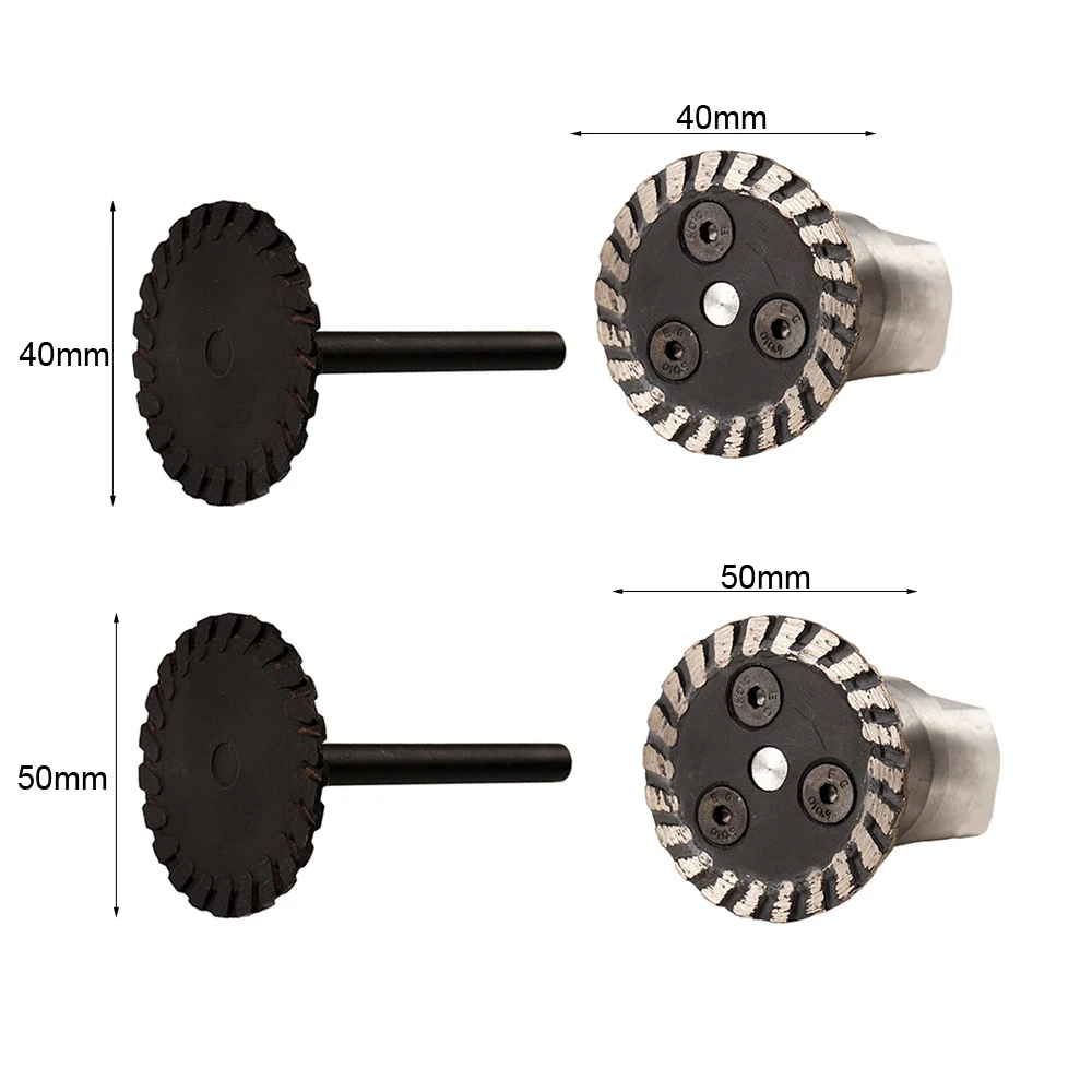 

M14 5/8-11 Engraving Cutting Disc Carving Concrete Granite Sandstone 40/50mm Diamond Saw BIade With RemovabIe FIange