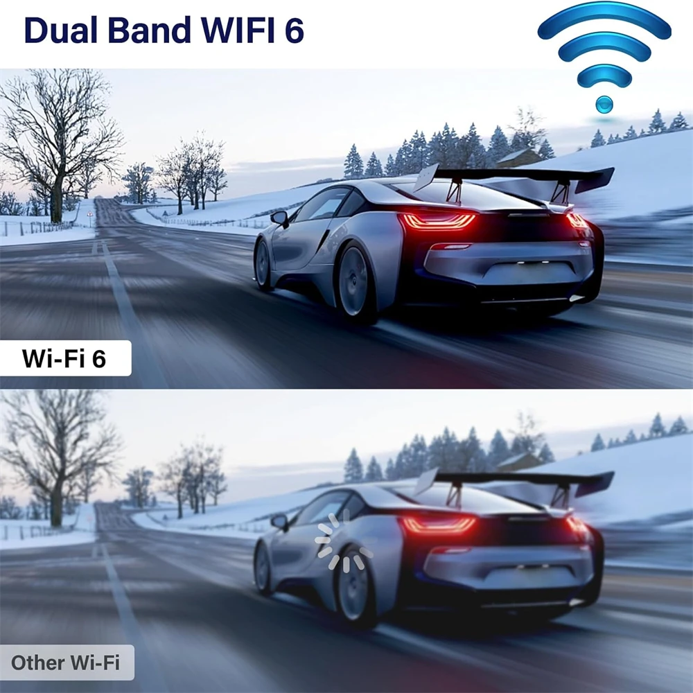 GTMEDIA K3 Pro 6K HDR Android Q (10.0) TV Box H.264/H.265 10bit Build in WiFi-6 2.4GHz/5GHz+BT 5.0,4GB+32GB STB Suit for the US