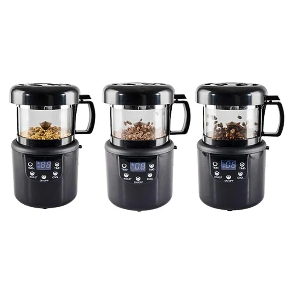 CAFEMASY Electric Coffee Roaster Machine Mini Household Air Coffee Bean Roaster Temperature Control Roasting Machine