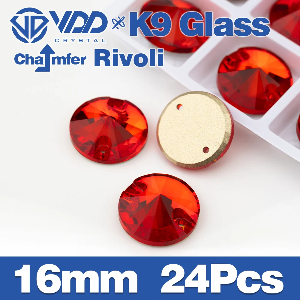 VDD S109 Siam Fase Top Qualität K9 Glas Nähen Auf Strass Kristall Nähen Flatback Steine Für Kleidung Kleidungsstück Dekorationen – Detail 34
