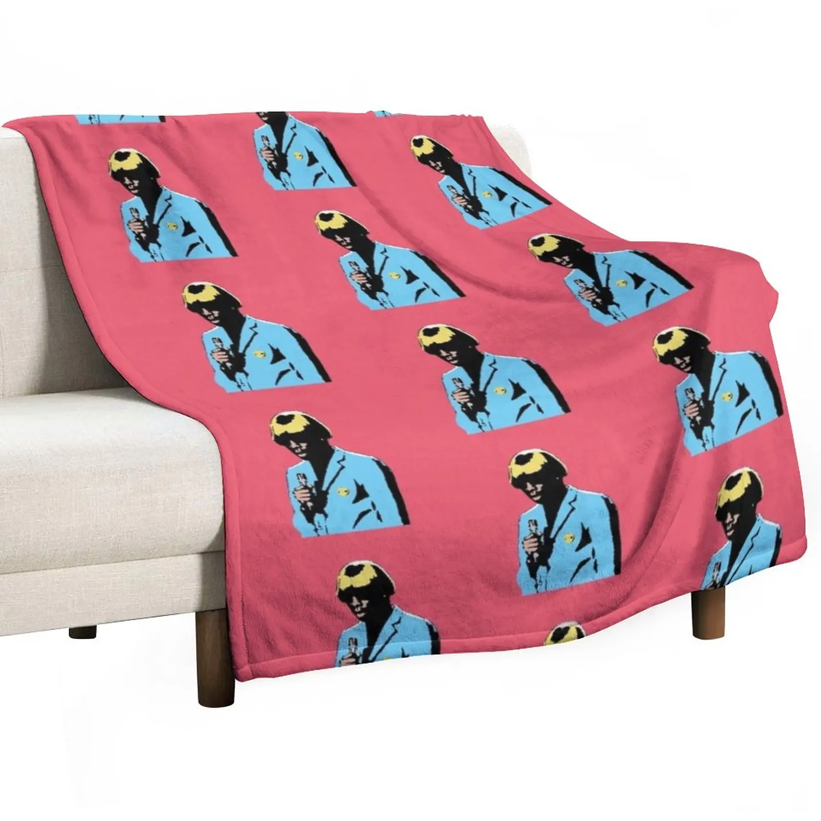 

Igor Pop Art Portrait Throw Blanket Luxury Throw Blanket Fluffy Soft Blankets Designer Blankets Picnic Blanket