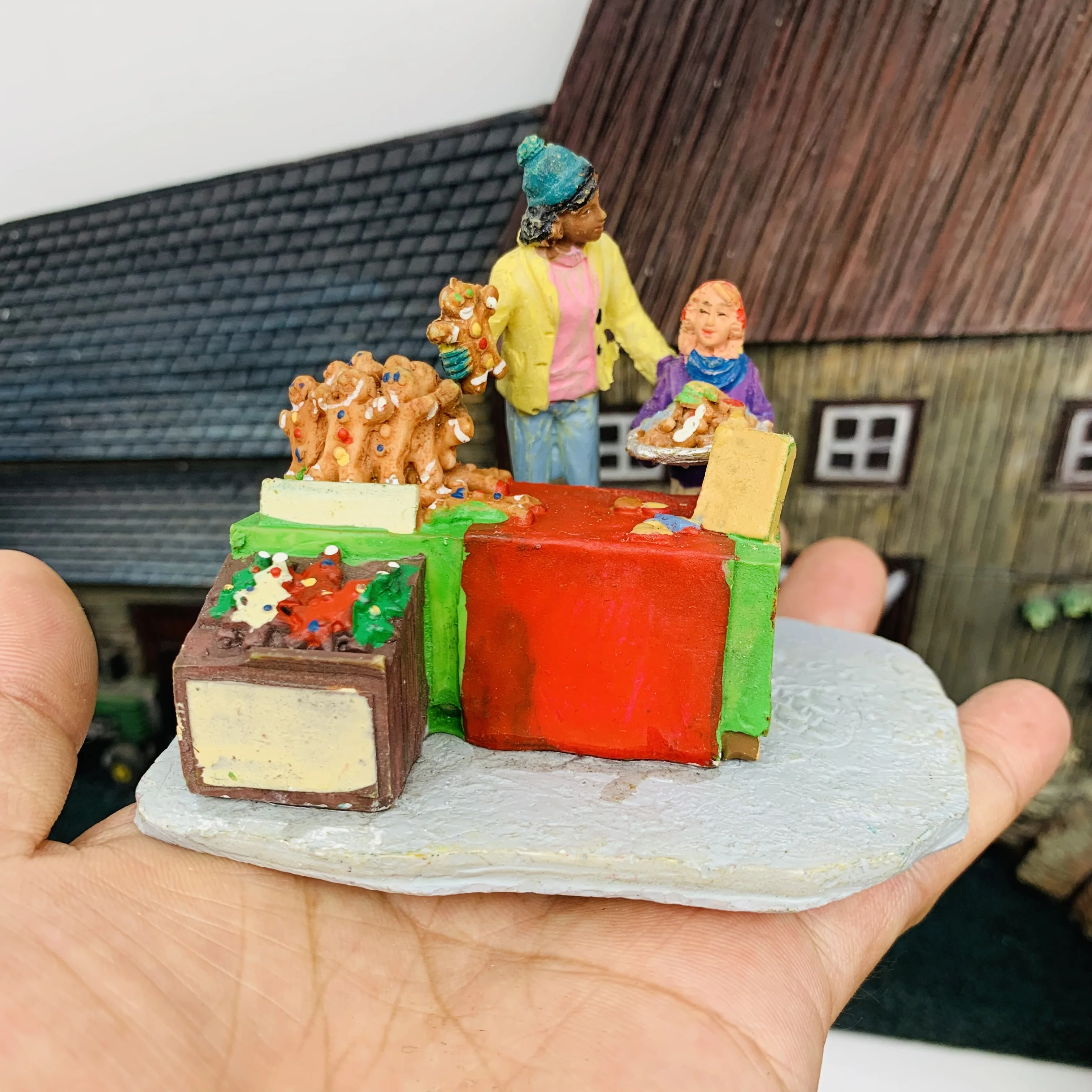 Figurines & Miniatures Halloween Christmas Etc. Sand Table Decoration Articles Handicraft Gifts Desk Sculpture resin ornaments resin handicraft ornaments resin ornament animal ornaments