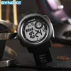 SYNOKE Men Digital Watch Sports Watches 5Bar Waterproof Military Shock Digital Watch LED Display Large Screen Alarm Clock 2