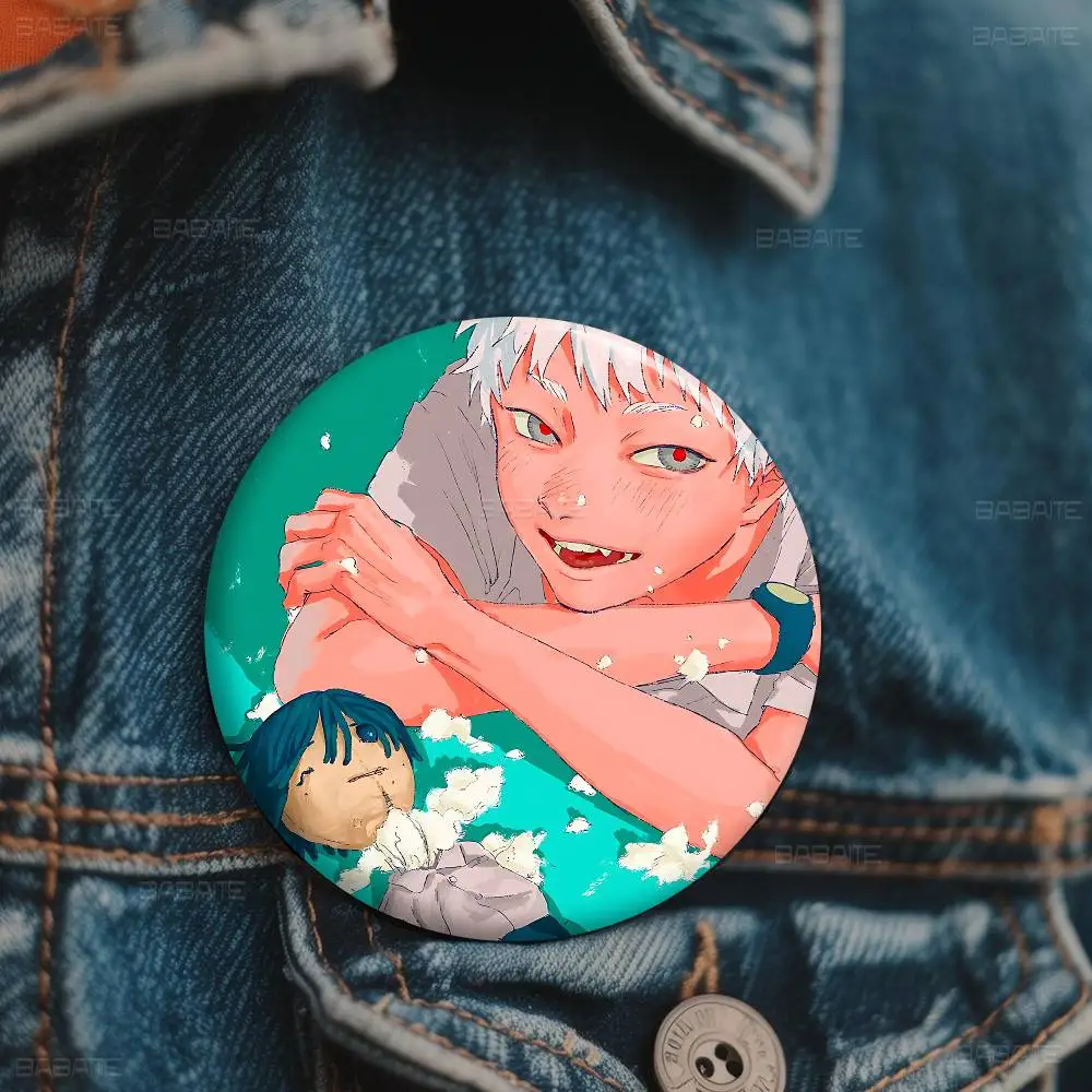 Lot De 6 Badges Pins Anime Summer HikaruDied - Multicolore, Environ 58 Mm - En Alliage, Pour Décorer Vêtements, Sacs