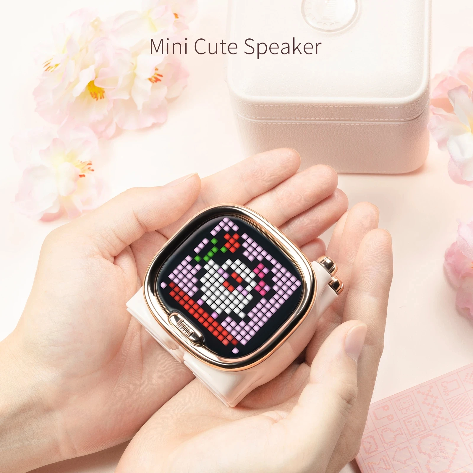 

Portable Retro Mini Bluetooth Speaker Dot Zooe Little Elephant Art Music Cute Alarm Desktop Wireless for Child Christmas Gift