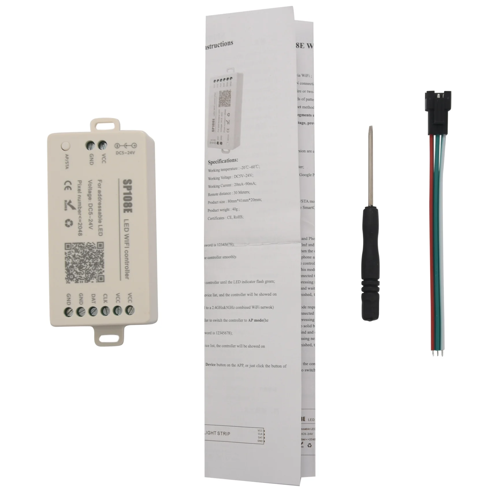 

Смартфон SP108E с поддержкой Wi-Fi и беспроводным управлением