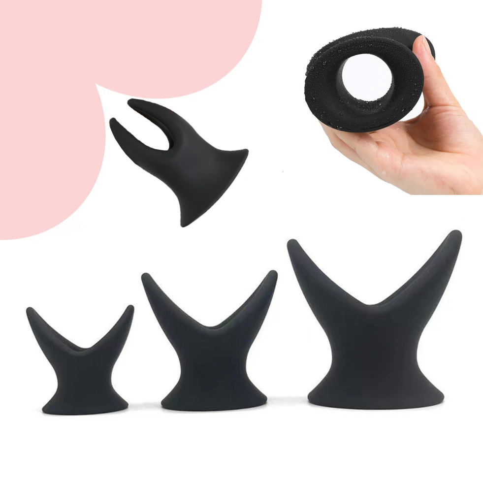 Silicone Hollow Anal Dilator Dilator Vaginal Speculum Anal Plug Expander Butt Plug Men Women Gay Bdsm Masturbation Sex Toys anal plug dilator vaginal expander