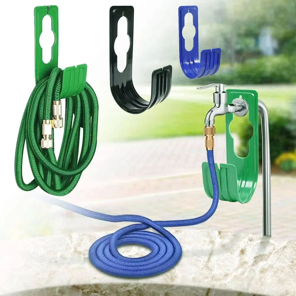 Garden Wall Mount Watering Hose Organizer Pipe Reel Rack 8.4 X4.13in Hose Storage Holder Courtyard Hook
