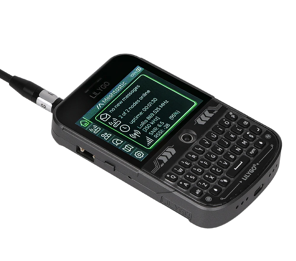 LILYGO T-Deck Plus Lora Mesh Radio with ESP32-S3 GPS LoRaWAN for Meshtastic Pock