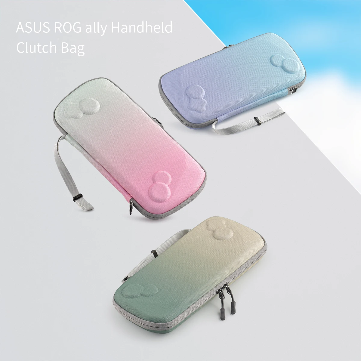 슬림 EVA 보관 가방, Asus ROG ALLY 게임 핸드헬드, 하드 쉘, 낙하 방지, 휴대용 및 보관하기 쉬움