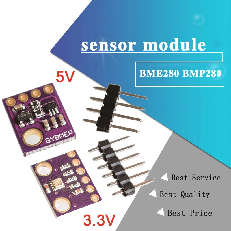 BMP/BME280 Temperature Humidity Barometric Pressure Digital Sensor Modules 5V CA 