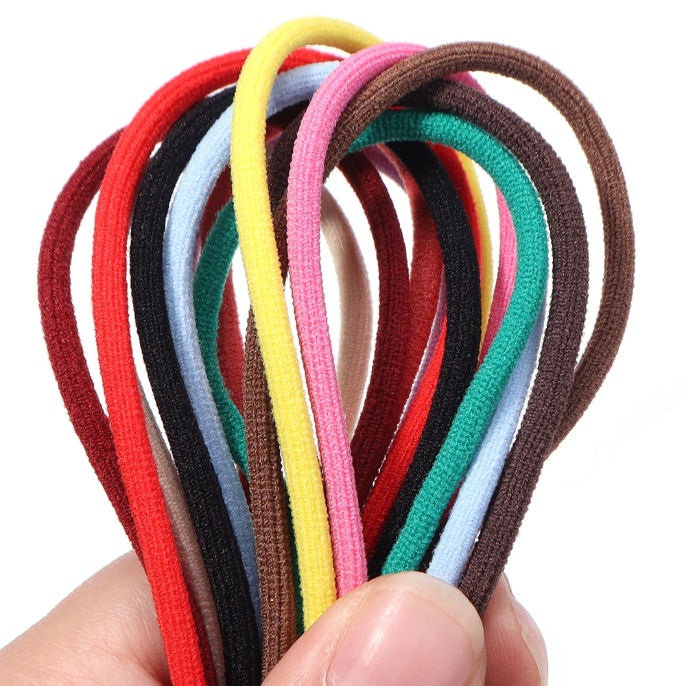 10 Yards of 3mm Colorful High-Elastic Round Band for DIY Crafts and Accessories