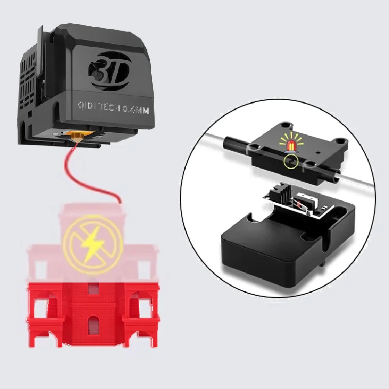 QIDI TECH 3D 프린터 X-MAX 2 대형 산업용 WiFi 고정밀 인쇄, PLA TPU PC PETG 나일론 300*250*300mm