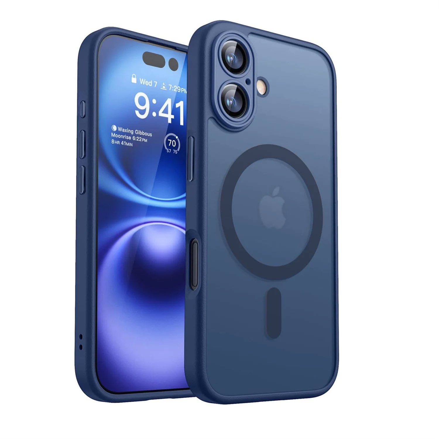 Magnetic Luxury Matte Translucent Armor Shockproof Case with Magsafe Compatibility