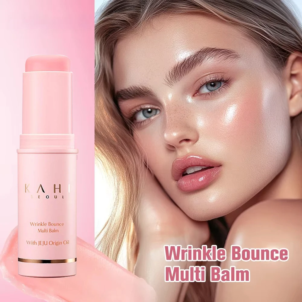 Wrinkle Bounce Moisturizing Multi Balm for Face Daily Face Moisturizer Stick All-in-One Multi Balm Hydrating Lip Eye Neck Cream