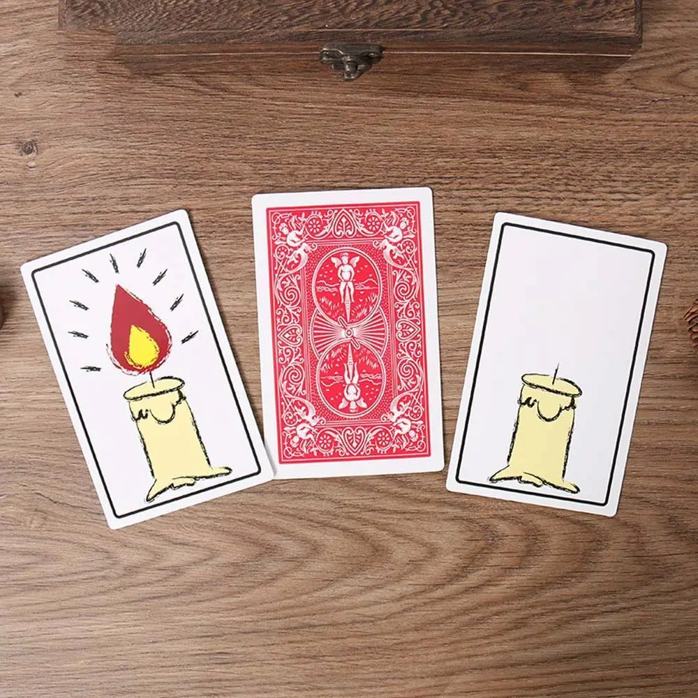 Birthday Gift Street Card Props Amazing Change A Magic Magic Tricks Magic Props Relighting Candles Magic Cards Poker Cards