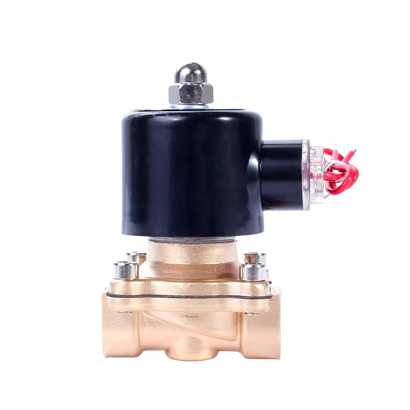 Shower Diverter Valve Water Adapter Ball Valve 2W Electric Solenoid Valve 1/4"; 3/8"; 1/2"; 3/4"; 1"; Normally Closed Pneumatic For Water Oil Air 12V 24V 220V 110V