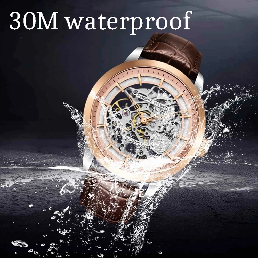 PAGANI DESIGN New Casual Fashion Automatic Mechanical Watch 30M