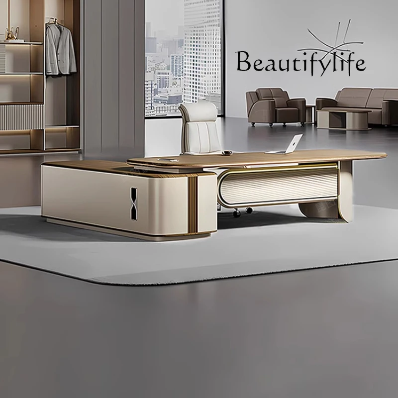 X Conférence bureau esthétique en forme de L bureau de rangement moderne européen bureau de haute qualité noir Escritorio mobilier de bureau