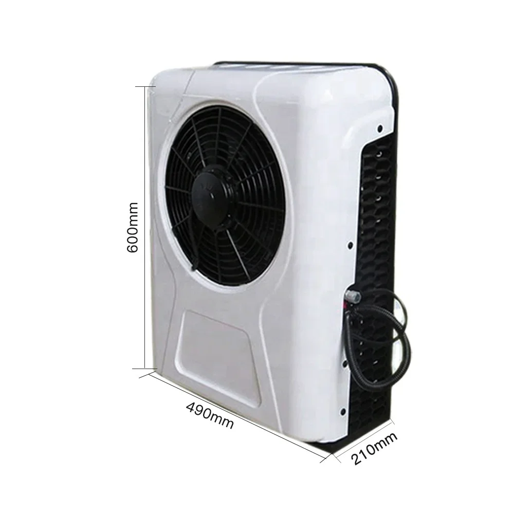 12v/24v Universal Split RV Battery Powered Electric Air Conditioner For Truck, Engineering Vehicles Excavators Harvesters 3