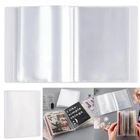 40pcs/book A6 Storage Booklet Simple Large-Capacity Waterproof Photo Storage Book High Quality PP Material 1