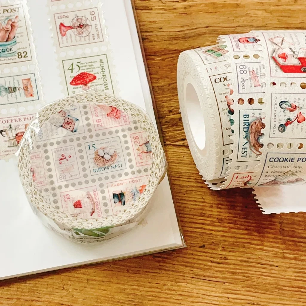 

Винтажная лента Washi PET для изготовления открыток своими руками