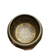 Nepal Handmade Yoga Meditation Bowl with Mantra Design Tibetan Singing Bowl Set for Meditation and Relaxation 3