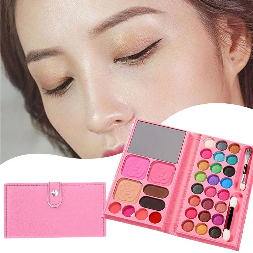 

Multi Functional Eyeshadow Palette 33 Color Blush Eyeshadow Palette Cosmetics Shiny Face High-capacity Matte Highlighter Pa Z0I4