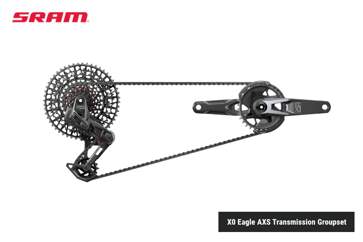 2023SRAMX0EagleAXSTransmissionGroupset32TchainringX0TTypeEagleTransmission