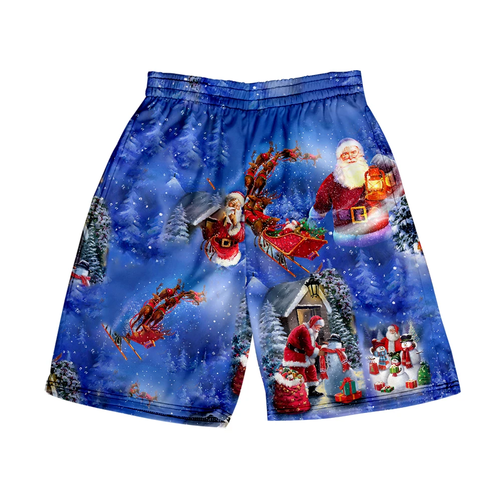 

Пляжные шорты Мужская и женская одежда 3D цифровая печать повседневные шорты модные трендовые штаны для пар 17