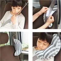 1 pièce Coussin de soutien pour la nuque et les épaules pour enfants, pour ceintures de sécurité de voiture, protection de sangle de sécurité, motif dessin animé 3