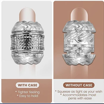 Male Masturbator Cup Soft Pussy Real Vagina Vacuum Pocket Penis Endurance Exercise Double Blowjob Masturbation Sex Toys for Men 4