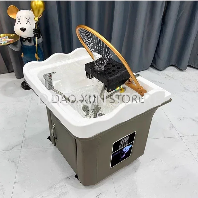 Comfort Move Shampo Chair Station Comfort Water Circulation Head Spa Hair Wash Bed Shampouineuse Salon Furniture MQ50SC