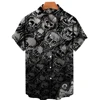 3d Skull Printed Dread Man Men's Shirts Short Sleeve Hawaiian Shirt Men Fashion Designer Shirt For Men 2022 Summer Shirts Man 4