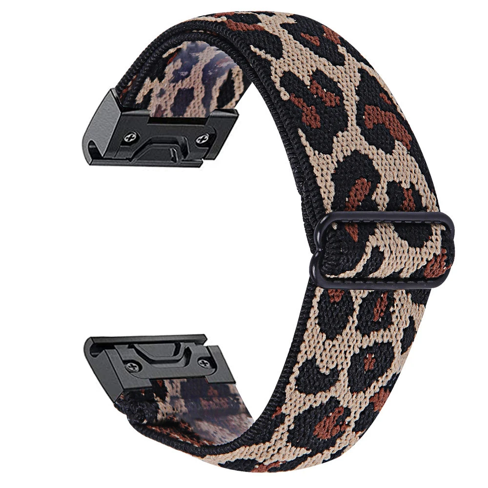 Essidi 22mm Elastic Woven Band For Garmin Fenix 5 Plus 6 Pro 7 Approach S60 62 Nylon Watch Bracelet Strap For Forerunner 935 945 