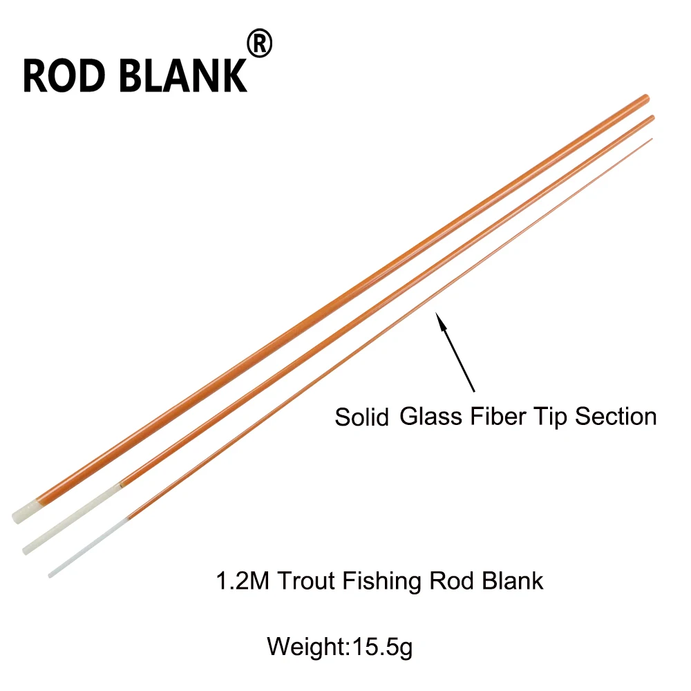 Rod Blank 2Pcs/Lot Sections Fiberglass Trout Rod Blank