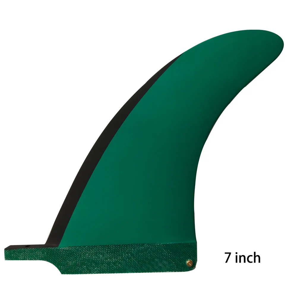 6 7 9 10 Size Single Fin Premium Fiberglass Surf & Free No Tool Fin Screw Center for Longboard, Surfboard & Paddleboard surfboard fin