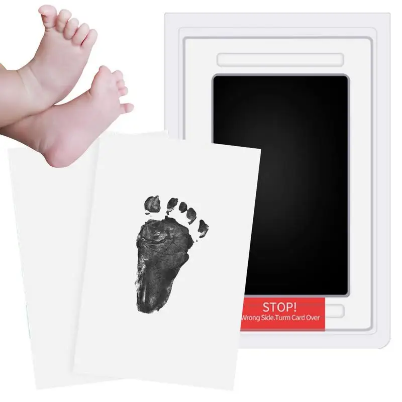 

Inkless Hand & Footprint Kit Baby Ink Pads For Hands And Feet Prints Safe Sturdy Collective Baby Inkless Handprint Footprint Kit