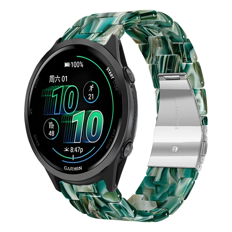 Comfortable Resin Strap Bracelet - 20mm & 22mm - for Smartwatches