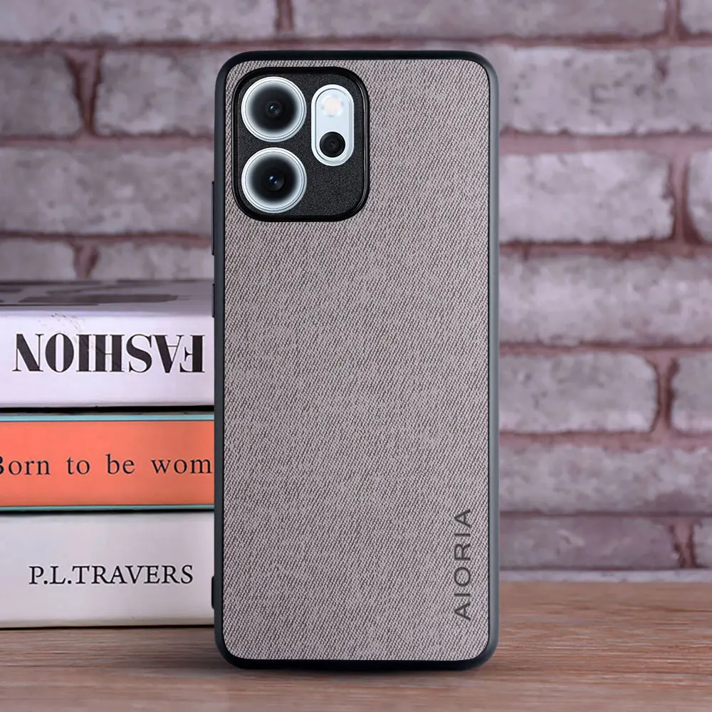 Luxury Textile Leather Phone Case Coque