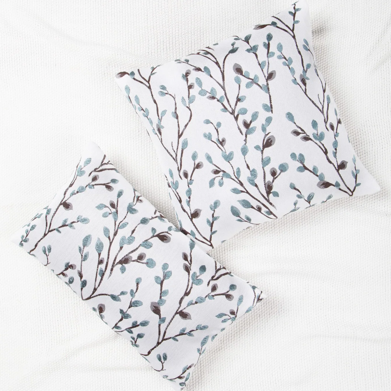 

Leaves Jacquard Pillow Cushion Cover