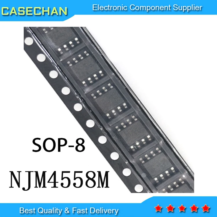 

50 шт. новые и оригинальные JRC4558M JRC4558 4558 SOP-8 NJM4558M