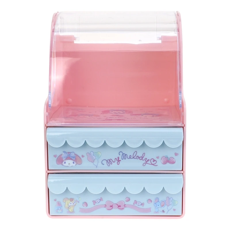 その他 SANRIO Little Twin Stars DESK TRAY CASE Sanrio Desktop Organizer Drawer Flip Lid Storage Box