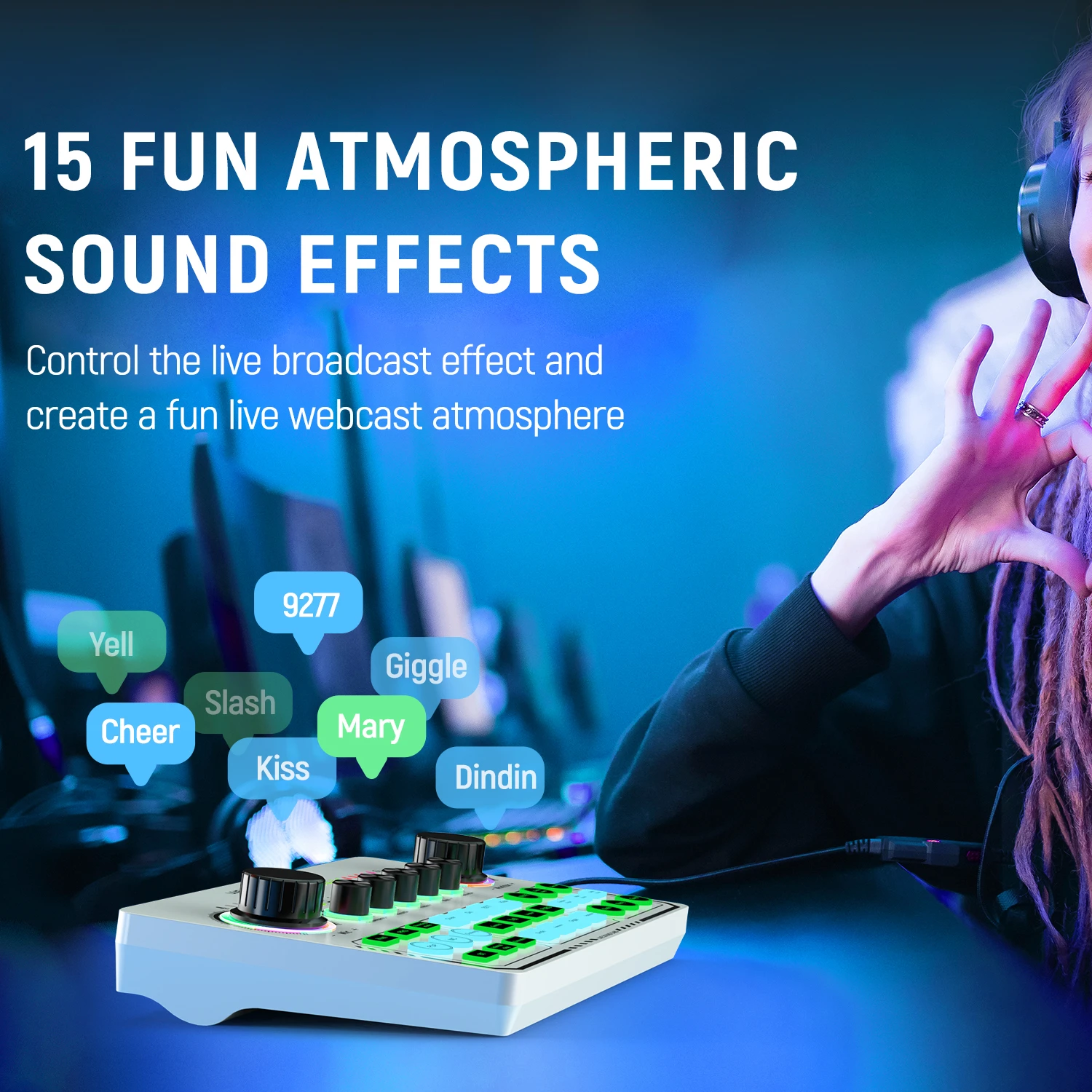 X50 Professional Recording Studio Sound Cards Live Stream USB