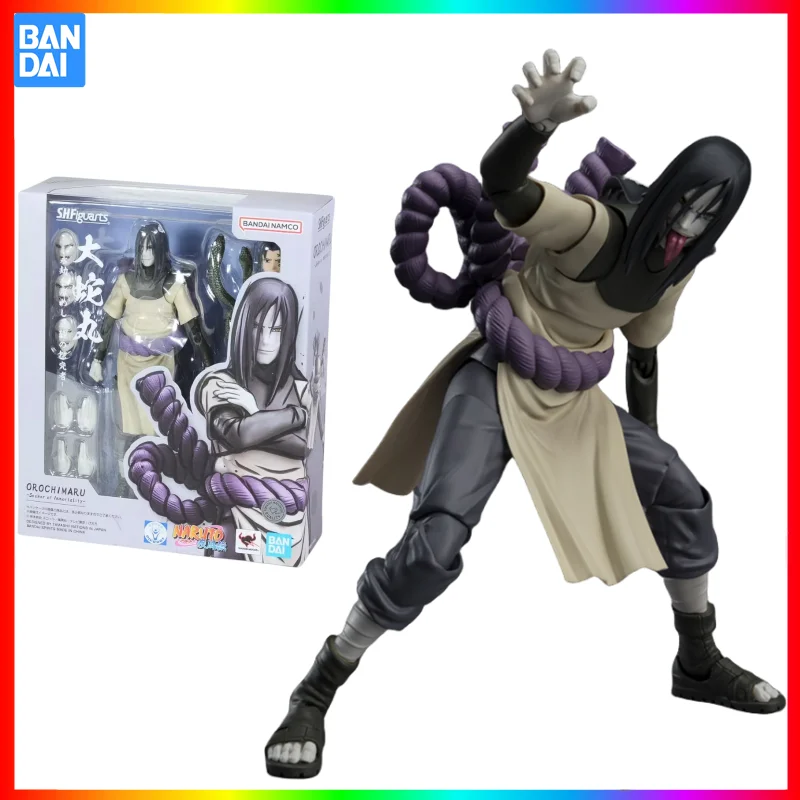 

In Stock Bandai Original S.H. Figuarts SHF Naruto Orochimaru Seeker of Immortality Action Figure Collectible Model Toys